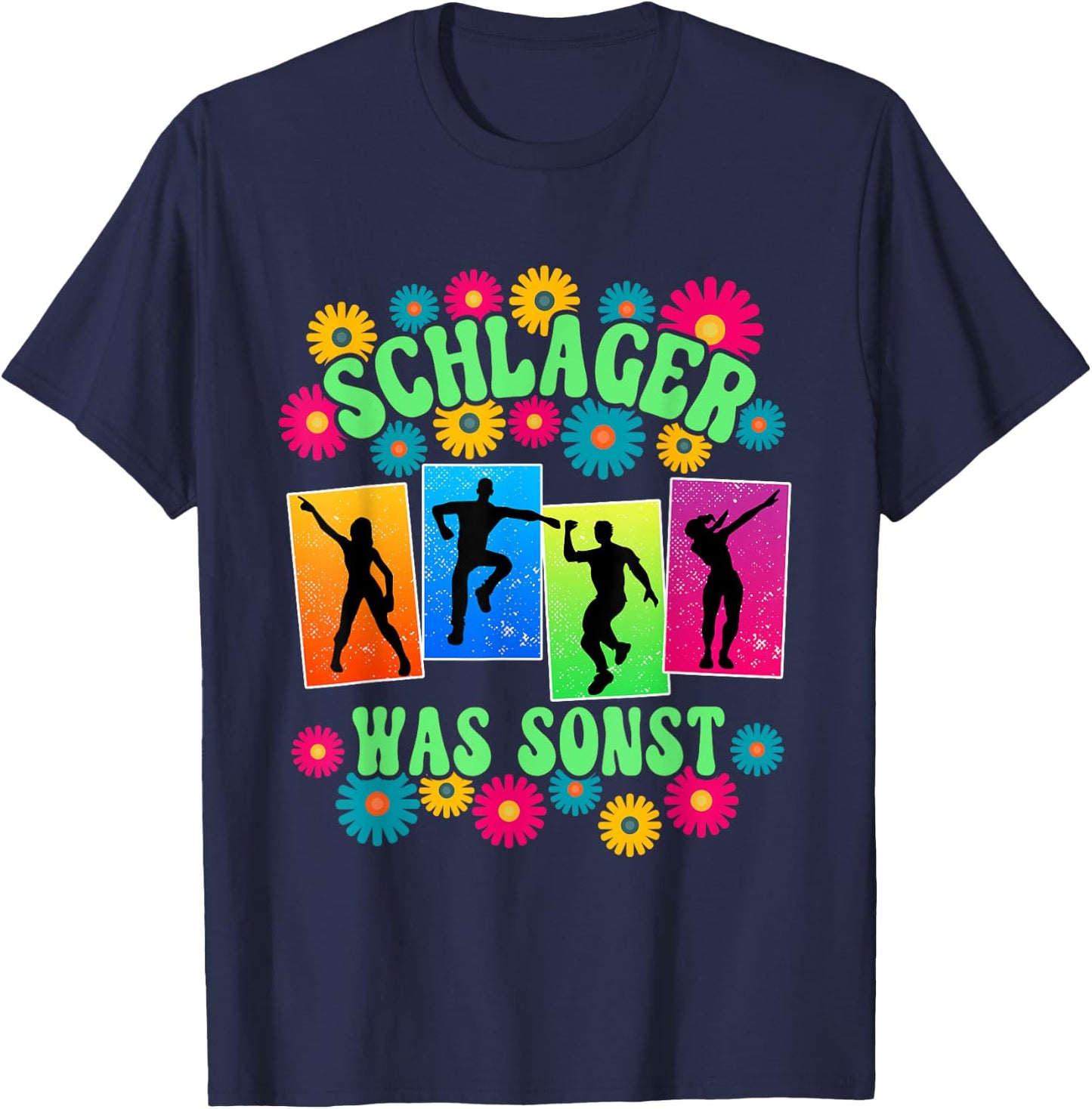Schlagerparty Schlager T-Shirt - T-Shirt | Navy