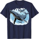 Humpback Whale T-Shirt - T-Shirt | Navy