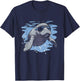 Cute Manatee I Kids Manatee T-Shirt - T-Shirt | Navy