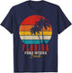 Fort Myers Beach Florida Vintage USA America Souvenir T-Shirt - T-Shirt | Navy
