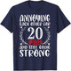 Annoying Each Other For 20 Years 20th Wedding Anniversary T-Shirt - T-Shirt | Navy