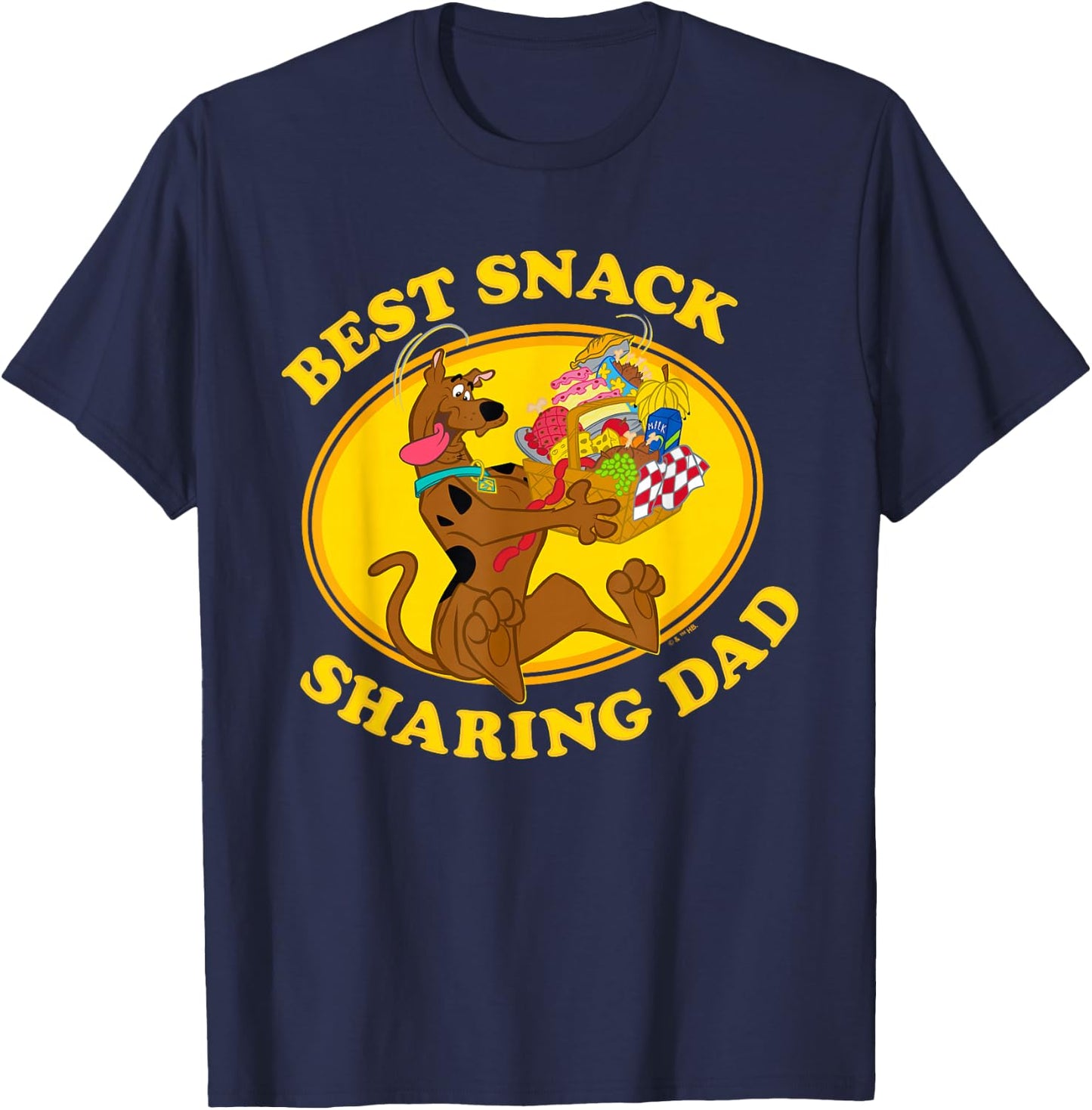 Scooby-Doo Father's Day Best Snack Sharing Dad T-Shirt - T-Shirt | Navy