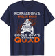 Coole Opas fahren Quad | Quadfahrer Opa T-Shirt - T-Shirt | Navy