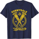 Buffy The Vampire Slayer Sunnydale Slayers Club Collegiate , Black, S T-Shirt - T-Shirt | Navy