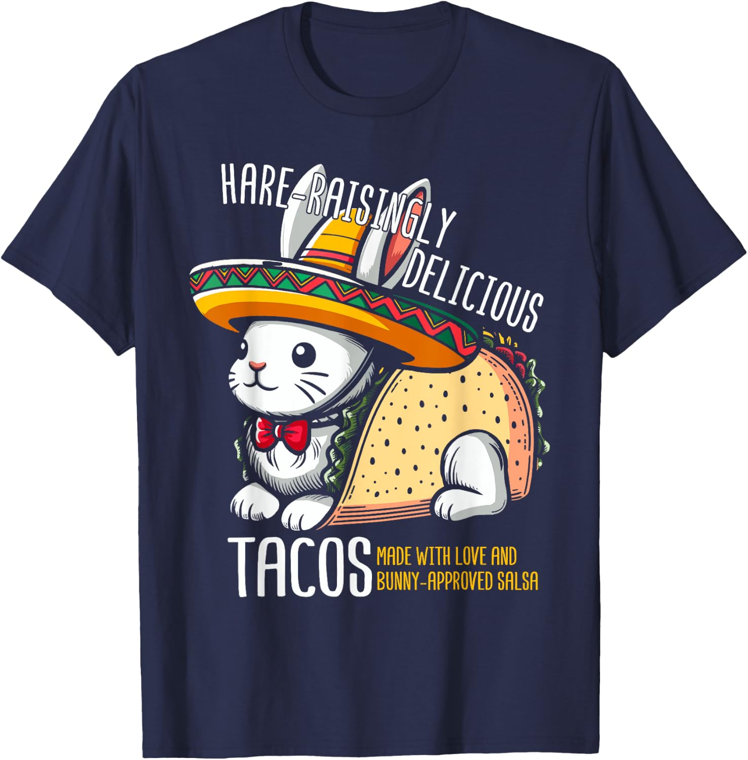 Taco Bunny Taco Rabbit T-Shirt - T-Shirt | Navy