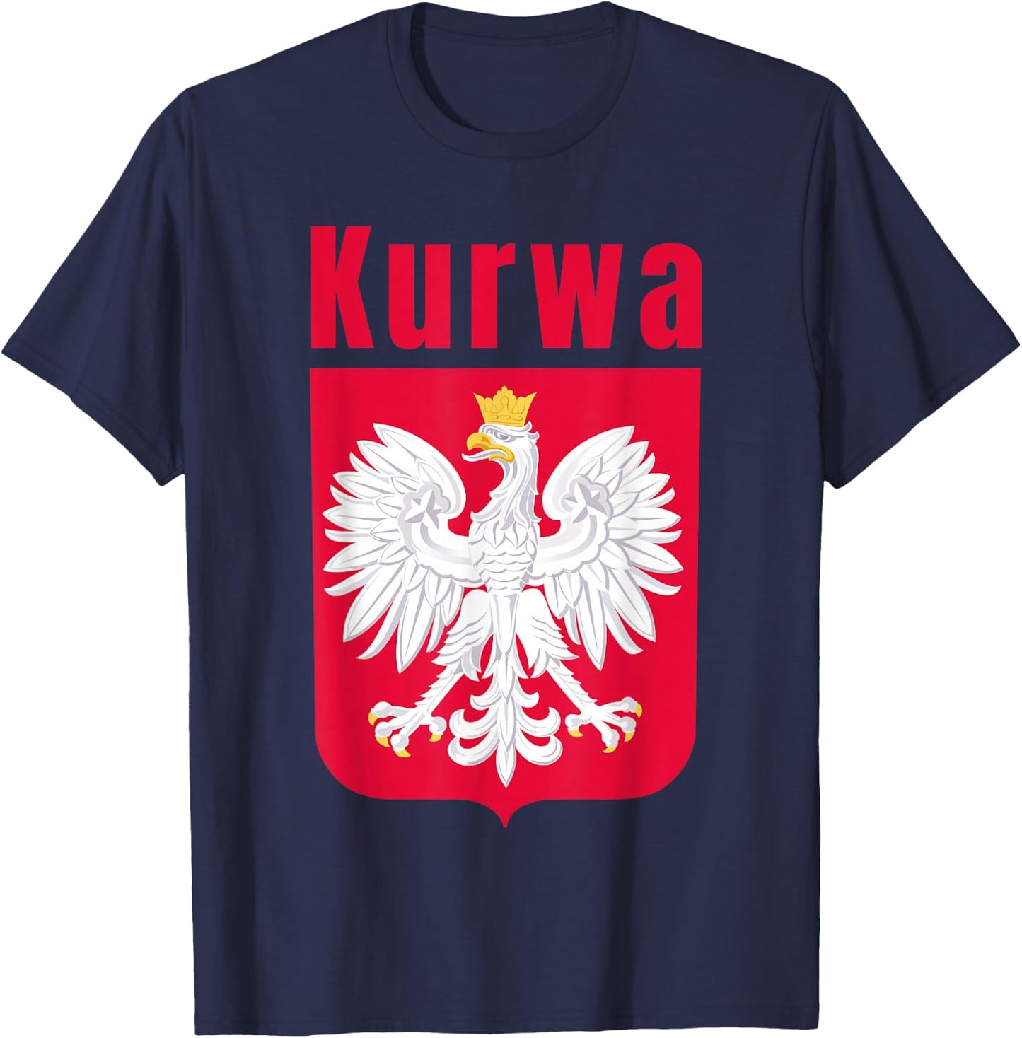 Poland For Gift Poland Poland Warsaw Flag , Black, S T-Shirt - T-Shirt | Navy