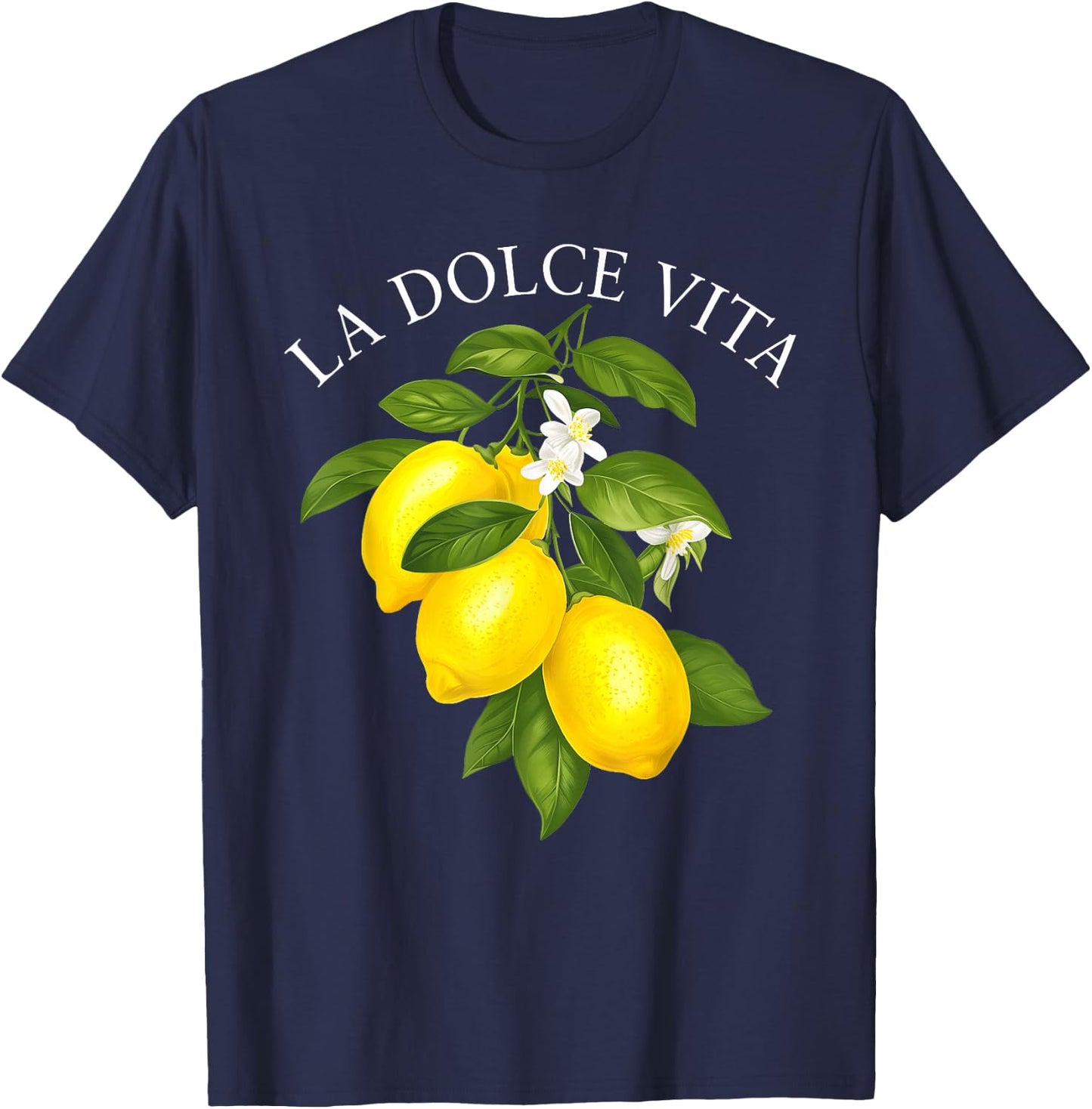 LA Dolce Vita X Limone Lemons Lemon Limoncello Spritz T-Shirt - T-Shirt | Navy