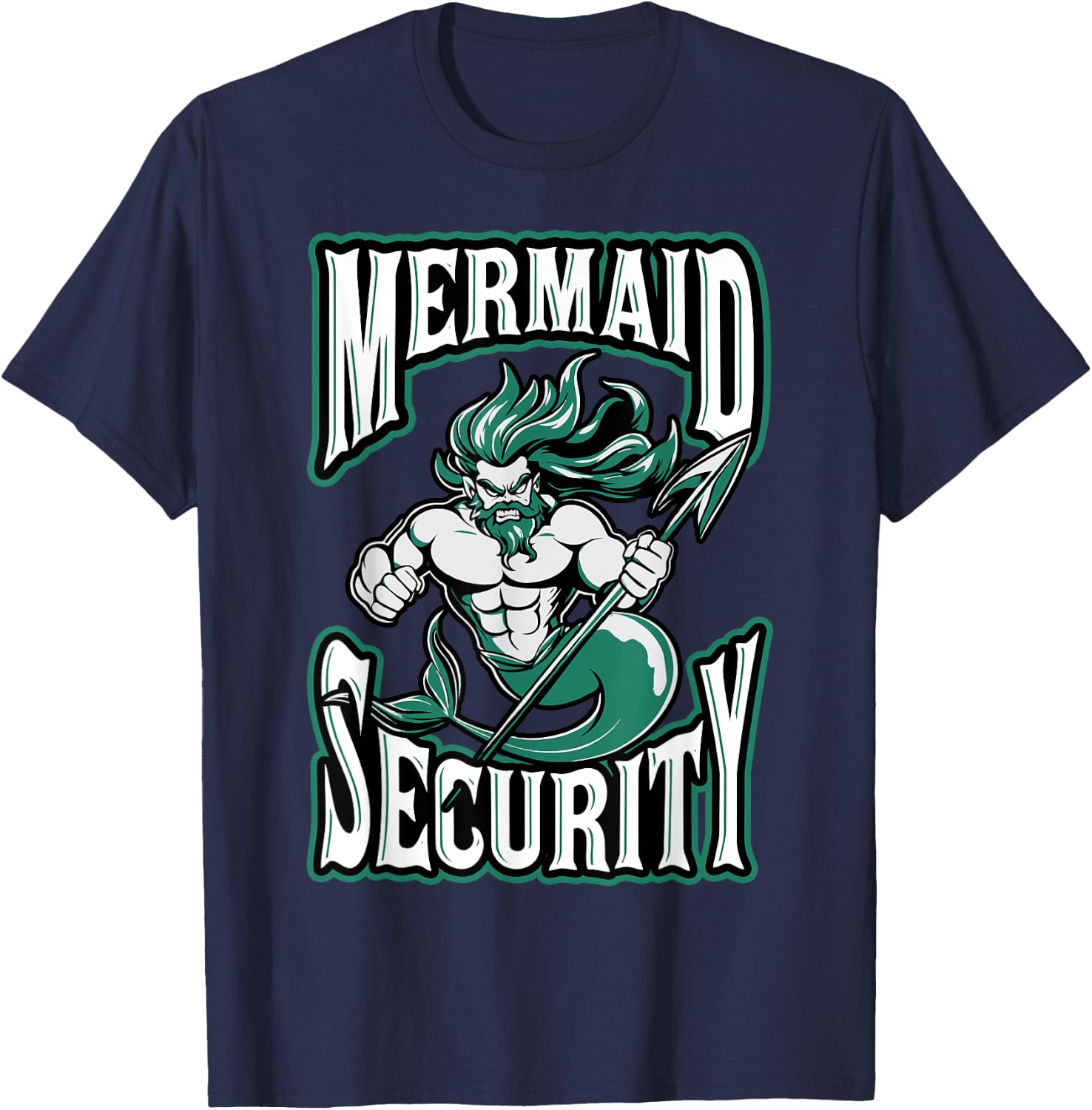 Mermaid Security T-Shirt - T-Shirt | Navy