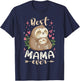 Best Mama Ever, Sloth Mother & Kid, Mother's Day T-Shirt - T-Shirt | Navy