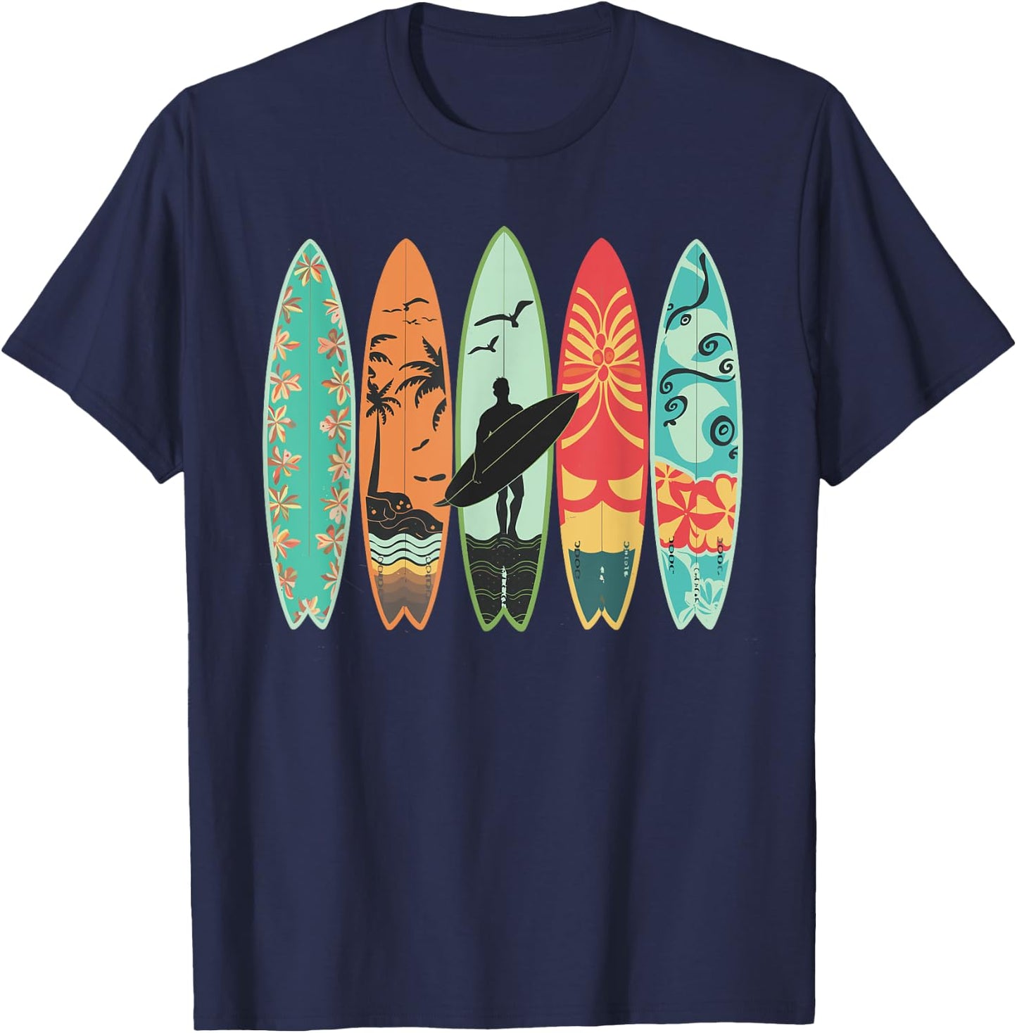 Surfer Surf Hawaii Board for Boys Men's T-Shirt - T-Shirt | Navy