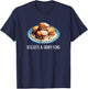 Biscuits & Gravy King T-Shirt - T-Shirt | Navy