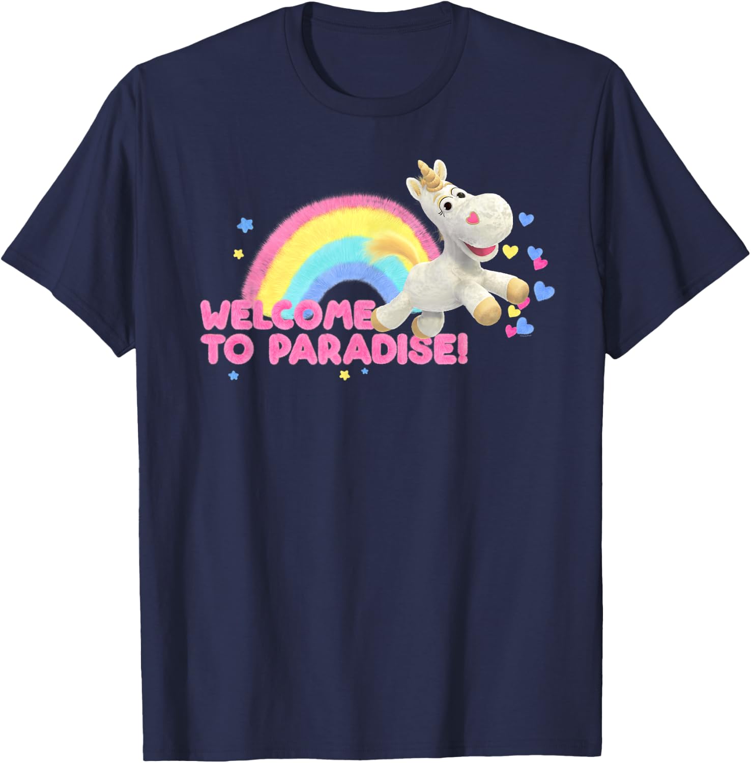 Disney and Pixar’s Toy Story Buttercup Unicorn Welcome T-Shirt - T-Shirt | Navy