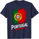 Portugal Portuguese Flag T-Shirt - T-Shirt | Navy