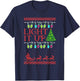 Light It Up Christmas Light Ugly Christmas T-Shirt - T-Shirt | Navy