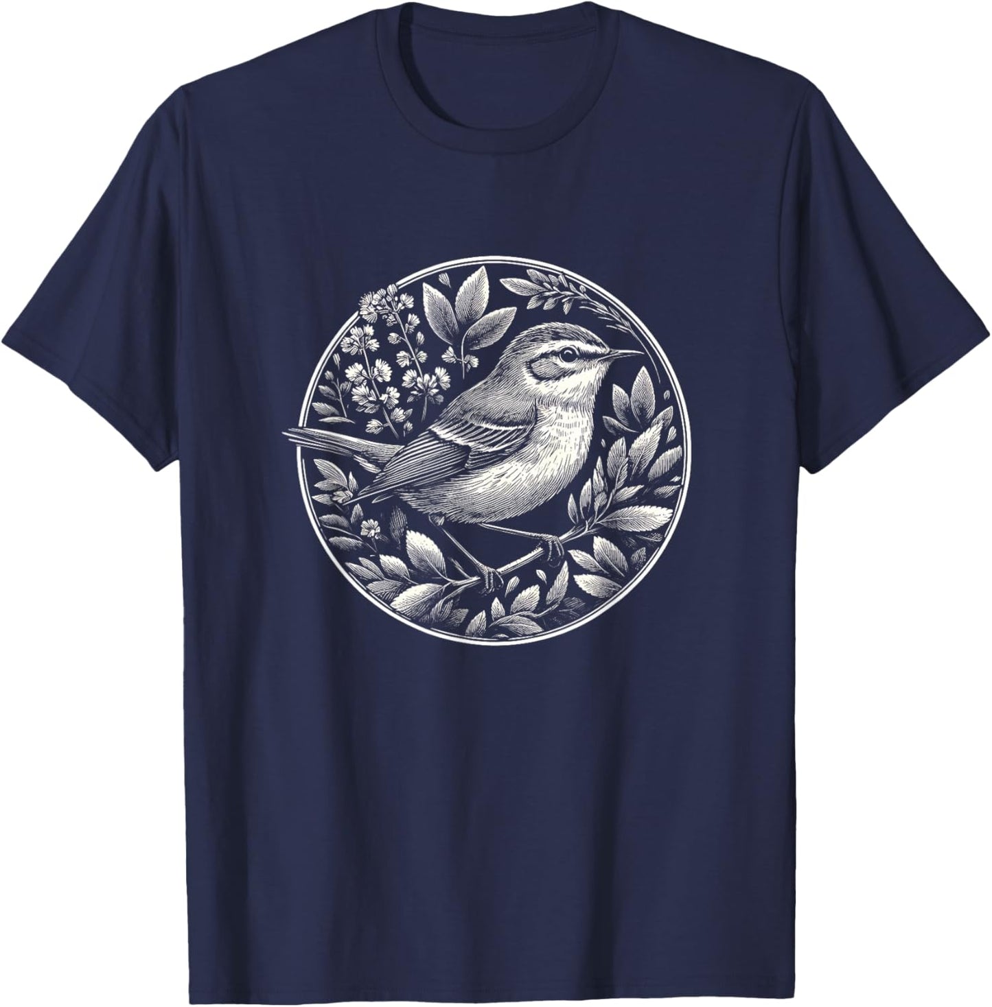Mosquito Bird Graphic Design T-Shirt - T-Shirt | Navy