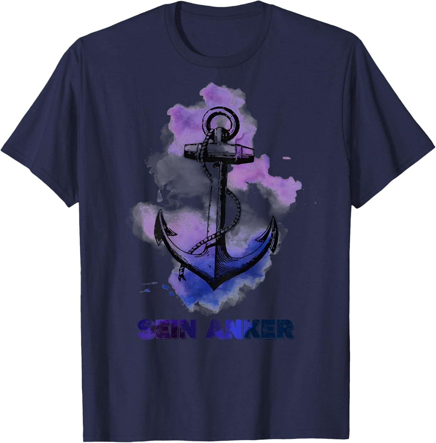 Sein Anker T-Shirt - T-Shirt | Navy
