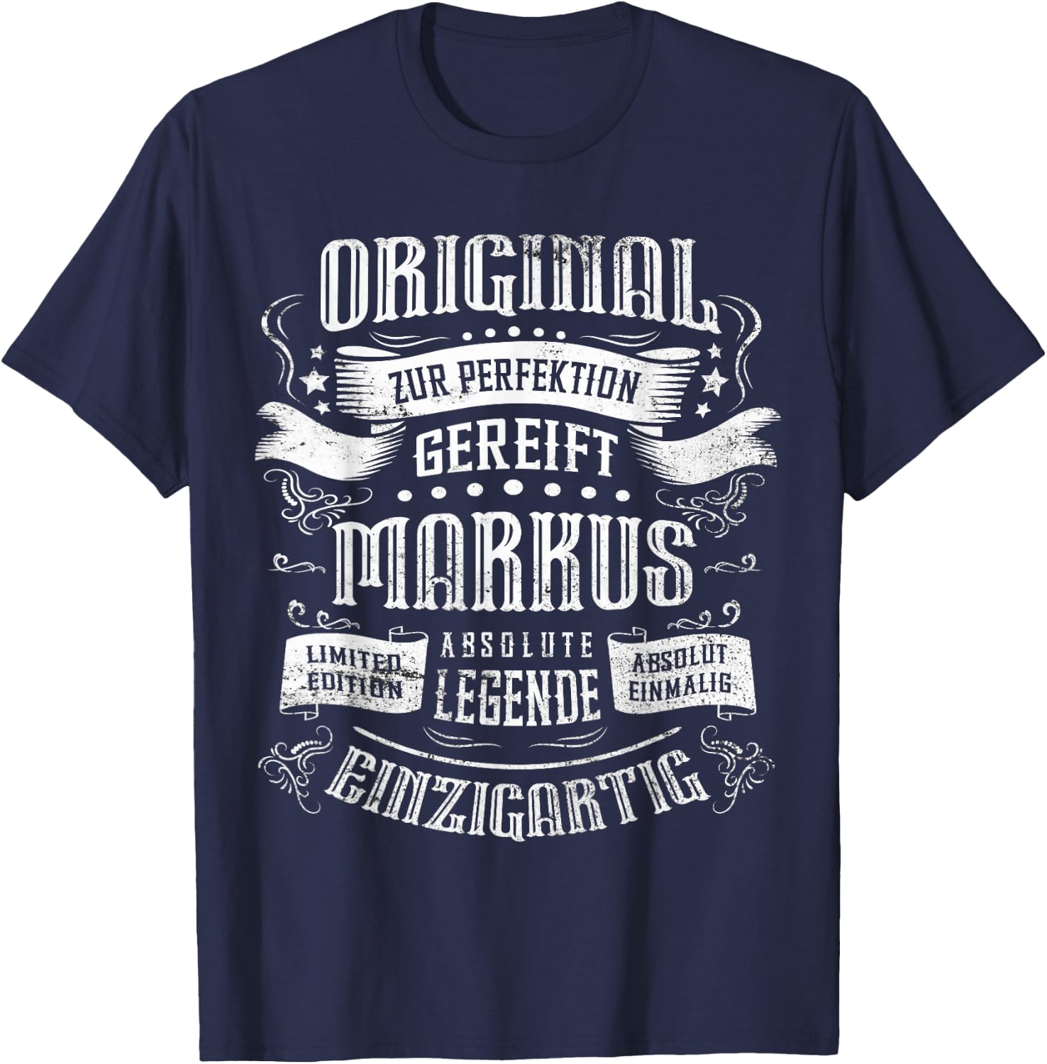 Men's Markus Original , black T-Shirt - T-Shirt | Navy