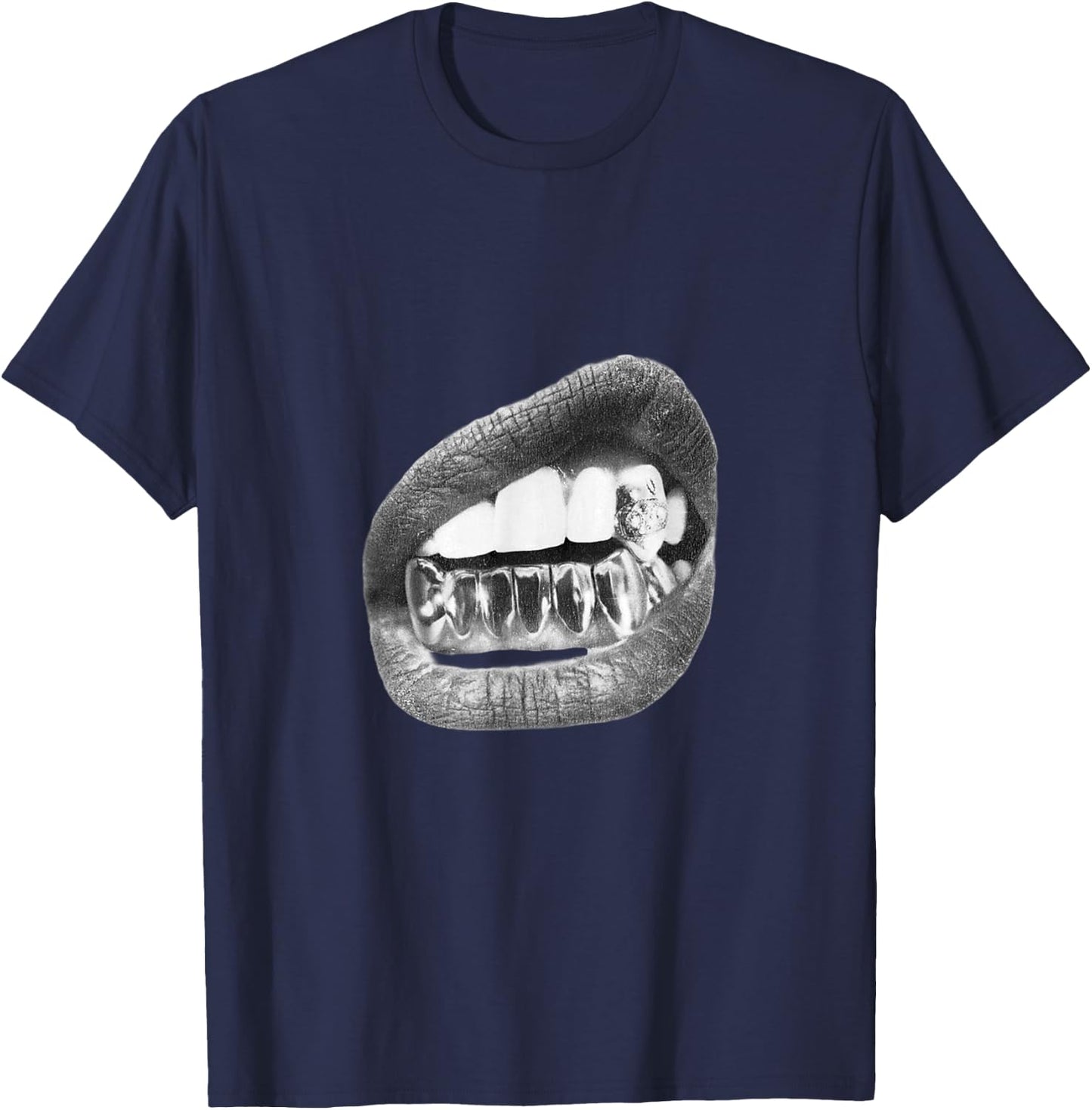 Teeth , black T-Shirt - T-Shirt | Navy