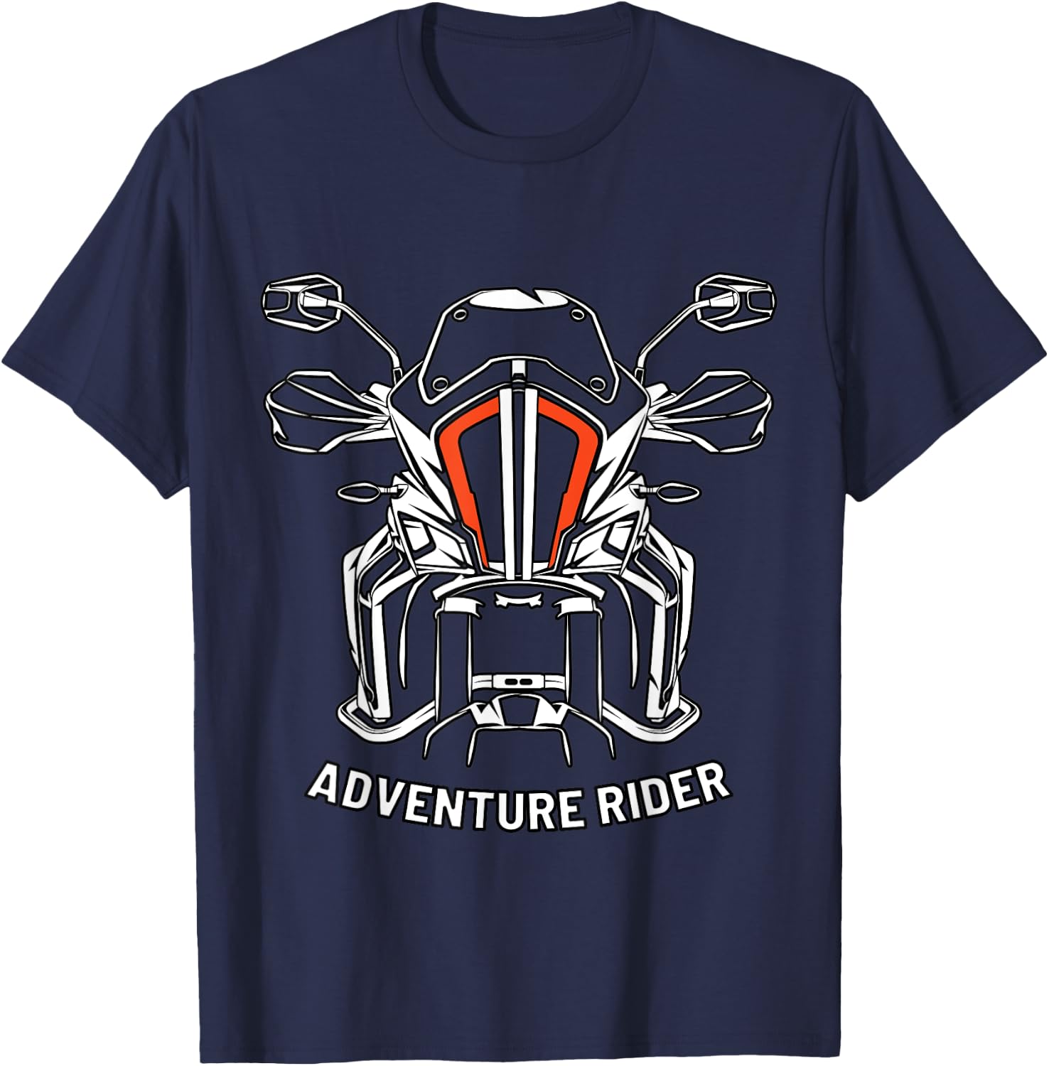 Adventure Motorcycle Rider Offroad 1290 Super Adventure , black T-Shirt - T-Shirt | Navy