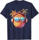 Coole Kokosnuss mit Sonnenbrille I Lustige Kokosnuss T-Shirt - T-Shirt | Navy