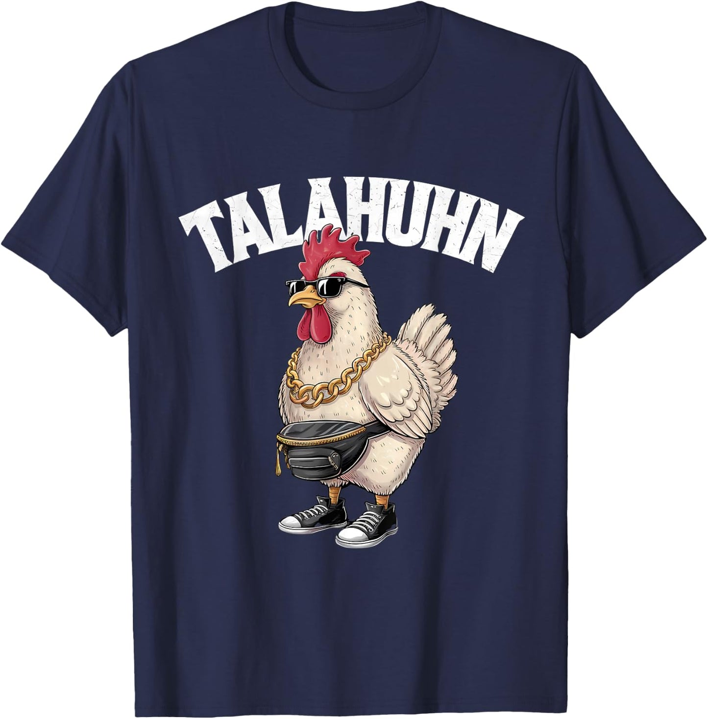 Talahuhn Talahon Youth Word Sarcastic Tala Chicken Costume , black T-Shirt - T-Shirt | Navy