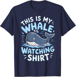 Whale Watch Orca This Is My Whale Watching T-Shirt - T-Shirt | Navy