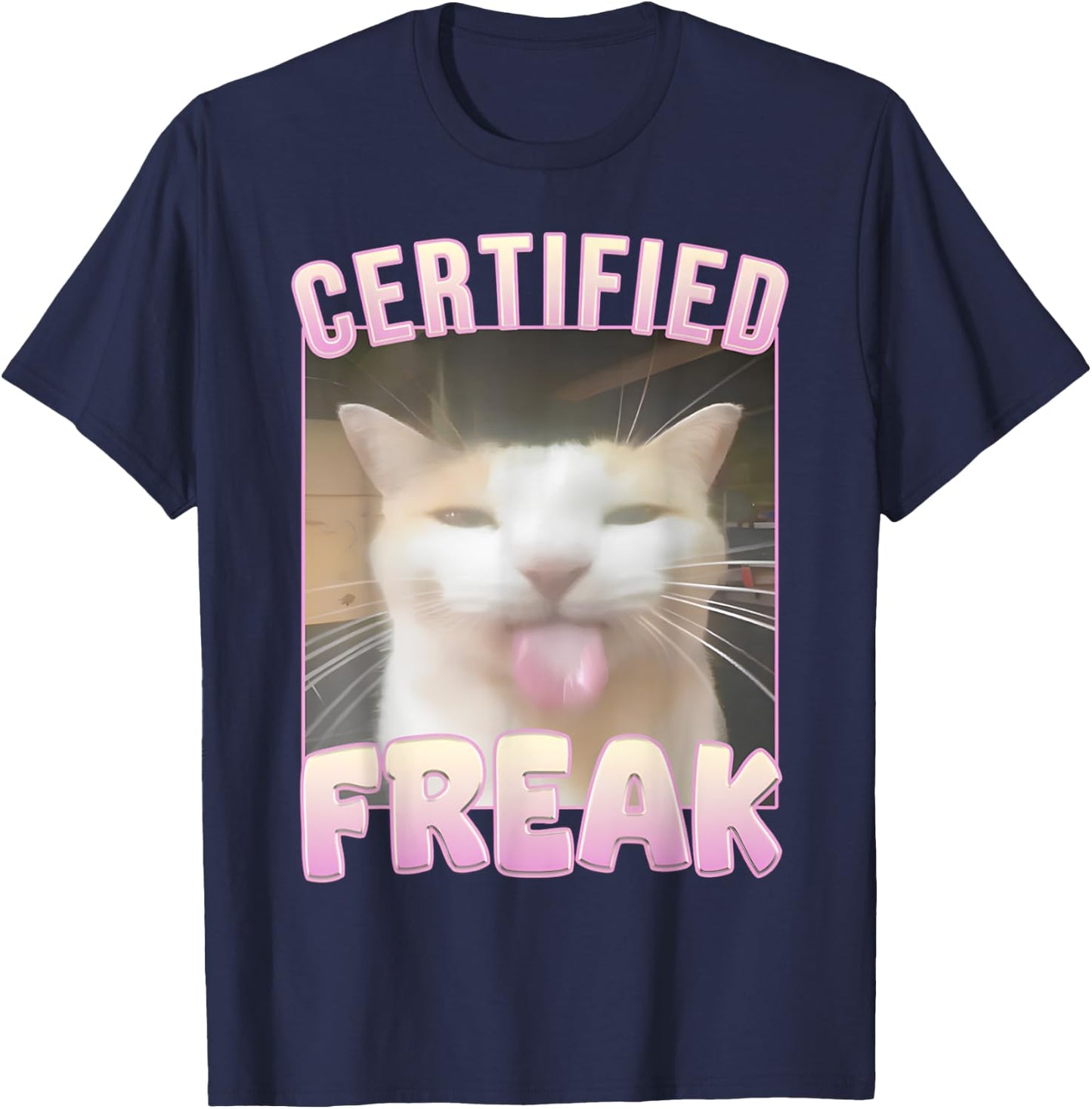Freak Cat Certified T-Shirt - T-Shirt | Navy