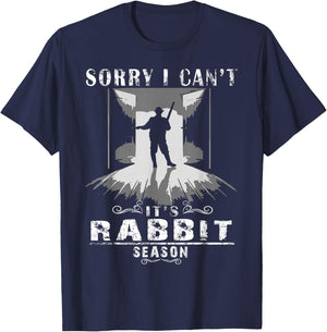 Rabbit Hunting Shirt Accessories Gear Funny Trapper Hunter T-Shirt - T-Shirt | Navy