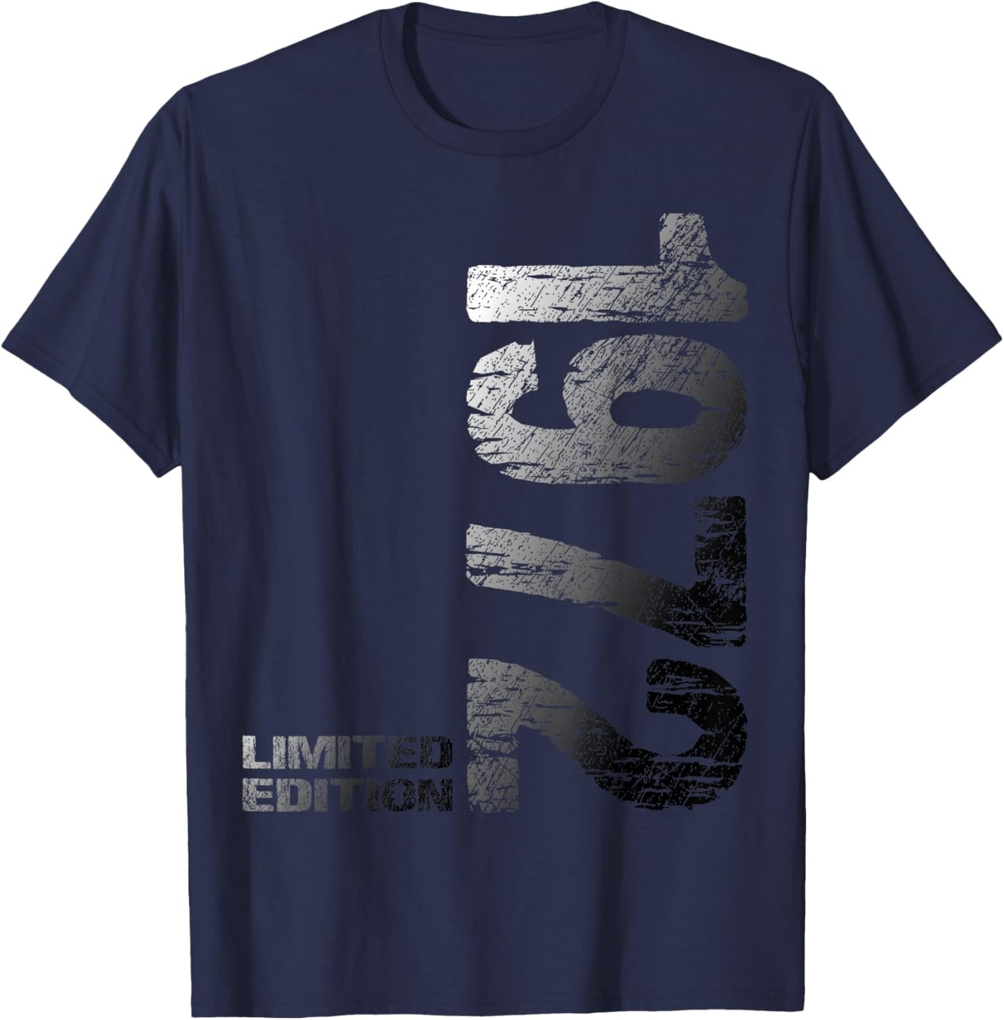 51st Birthday 1972 Limited Edition Man Woman , blue T-Shirt - T-Shirt | Navy