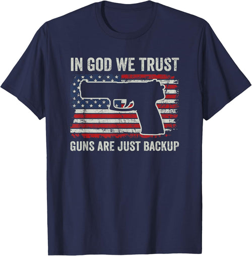 In God We Trust Guns Are Just A Backup AR15 Gun Christian