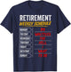 Funny Retirement Shirts Dad Grandpa Men Retired Life Humor T-Shirt - T-Shirt | Navy