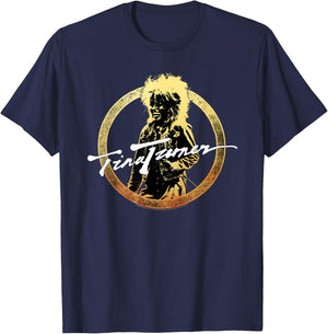 Tina Turner Golden Circle T-Shirt - T-Shirt | Navy