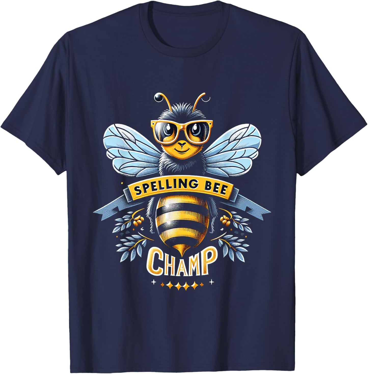 Spelling Bee Champ T-Shirt - T-Shirt | Navy