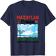 Mazatlan Trip 2026 Summer Cruise Ship Anchor Palm Trees T-Shirt - T-Shirt | Navy