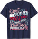 Just Another Wine Drinker With A Quilting Problem Funny Gift T-Shirt - T-Shirt | Navy