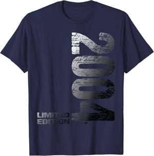 22. Geburtstag 2004 Limited Edition Junge Mädchen T-Shirt - T-Shirt | Navy