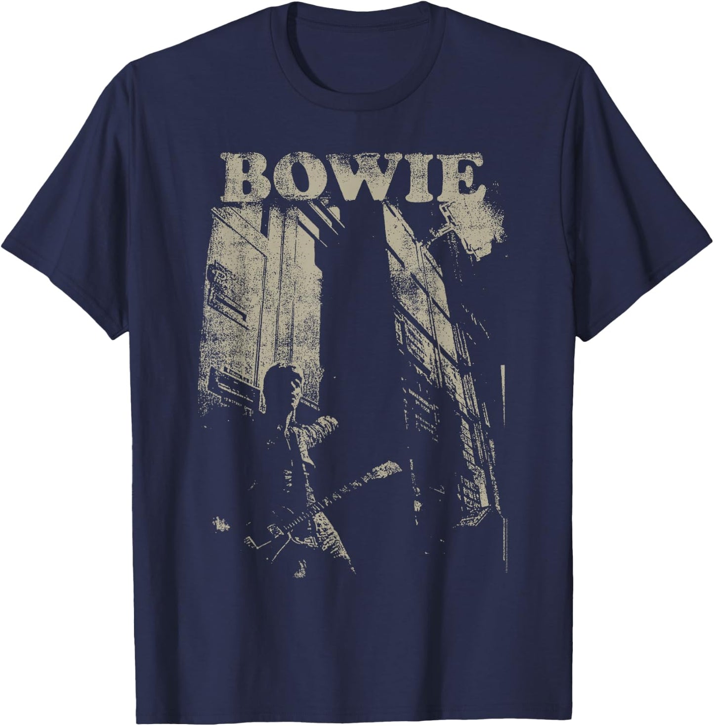 David Bowie - Batteries , Black T-Shirt - T-Shirt | Navy