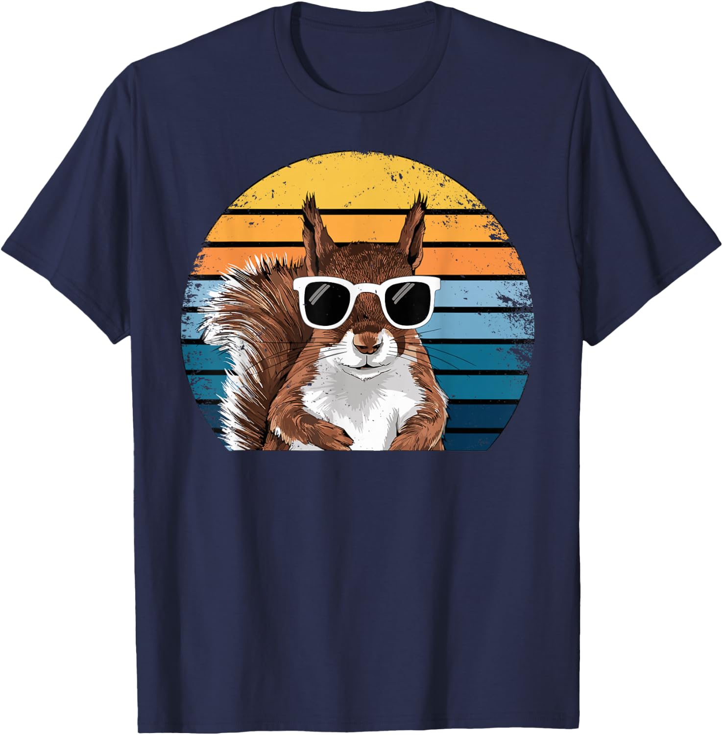 Vintage Squirrel T-Shirt - T-Shirt | Navy