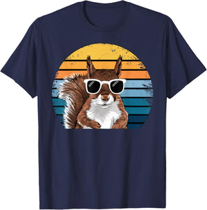 Vintage Squirrel T-Shirt - T-Shirt | Navy