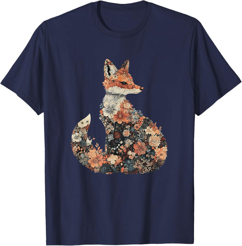Floral Fox – Cottagecore Woodland Animal