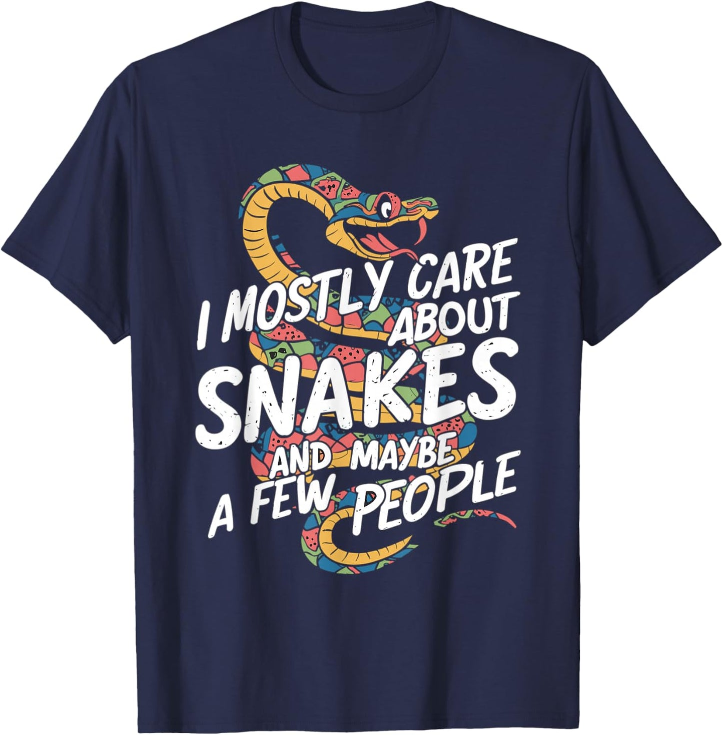 Funny Snakes T-Shirt - T-Shirt | Navy