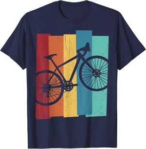 Gravel Bike Kleidung, Erwachsene Fahrrad Geschenk T-Shirt - T-Shirt | Navy