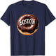 Boston Cream Donut with Text T-Shirt - T-Shirt | Navy