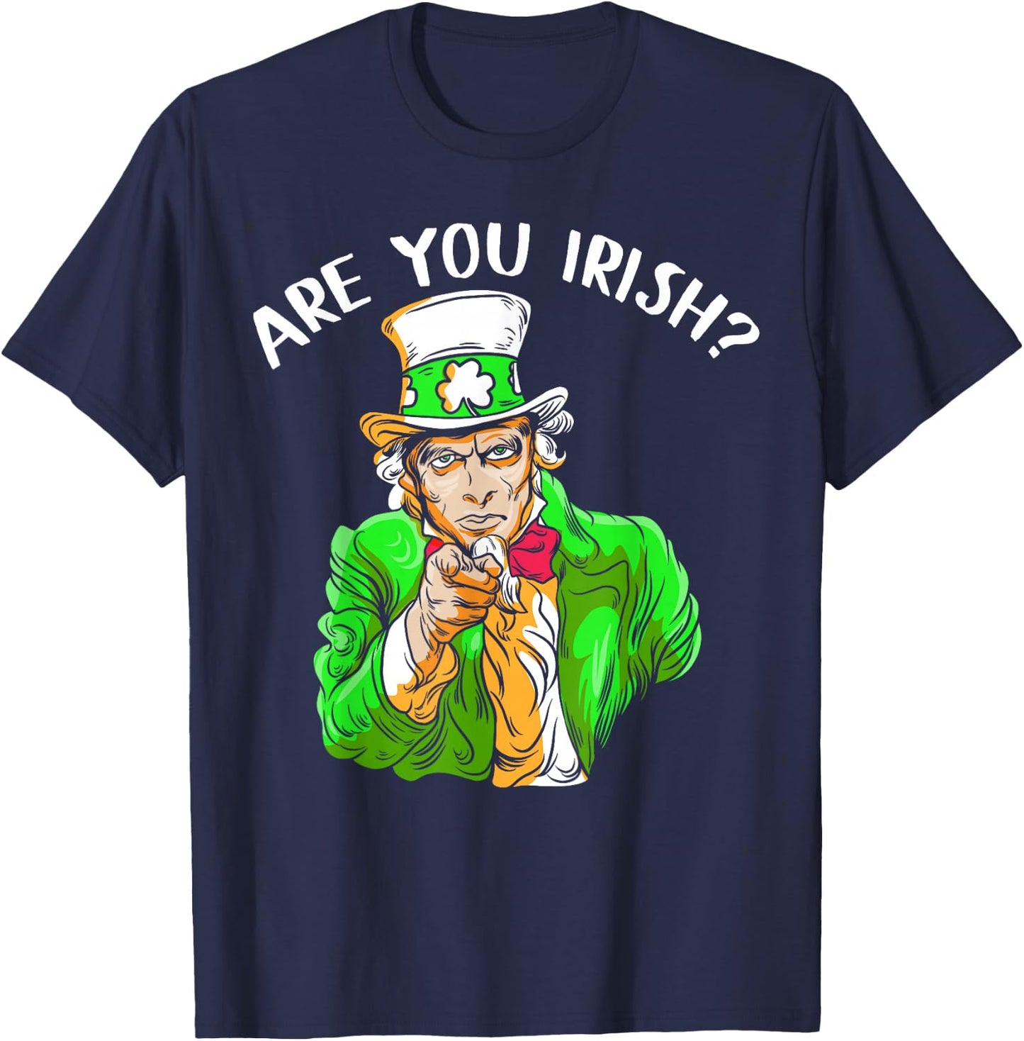 Leprechaun Irischer Onkel St. Paddy's Charm St. Patrick's Day T-Shirt - T-Shirt | Navy