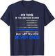 Retired Police Officer - US Flag Thin Blue Line - Patriotic T-Shirt - T-Shirt | Navy