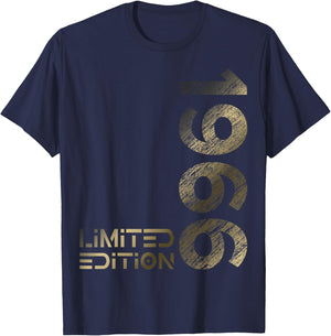 Limited Edition Jahrgang 1966 Mann Frau 60. Geburtstag T-Shirt - T-Shirt | Navy