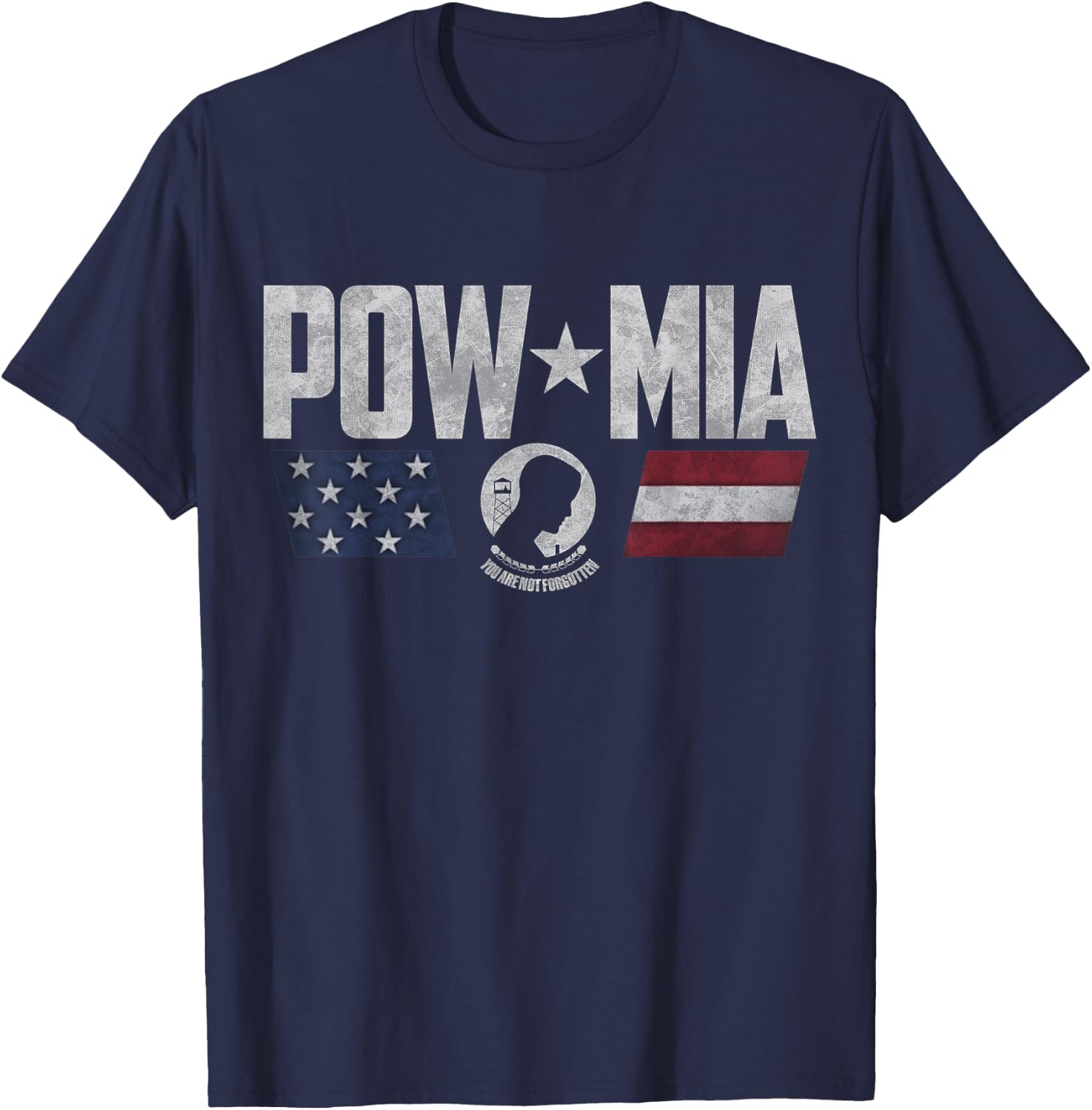 POW/MIA Logo T-Shirt - T-Shirt | Navy