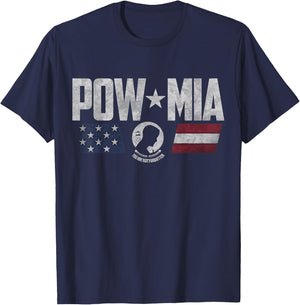 POW/MIA Logo T-Shirt - T-Shirt | Navy