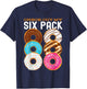 Check Out My Six Pack Donut funny gym workout T-Shirt - T-Shirt | Navy