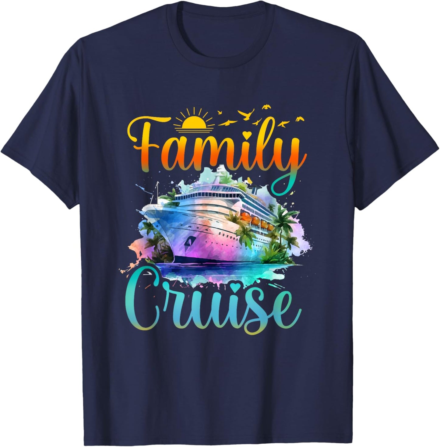 Matching Group Cruise Squad Quote Family Cruise T-Shirt - T-Shirt | Navy